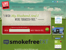 Tablet Screenshot of livetobaccofreeaustin.org